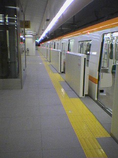 大阪市営地下鉄今里筋線 プラットホーム